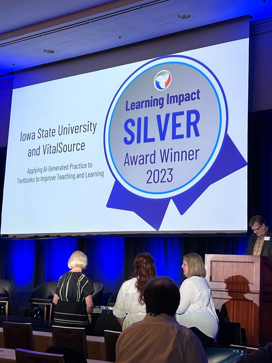vitalsource's tweet image. We had an exciting day at #LearningImpact23 today, where our team was recognized with two prestigious awards. Thank you @LearningImpact for honoring us with The Power Learner Potential Award and the 1EdTech Learning Impact Silver Medal alongside our partners at the @isubookstore.