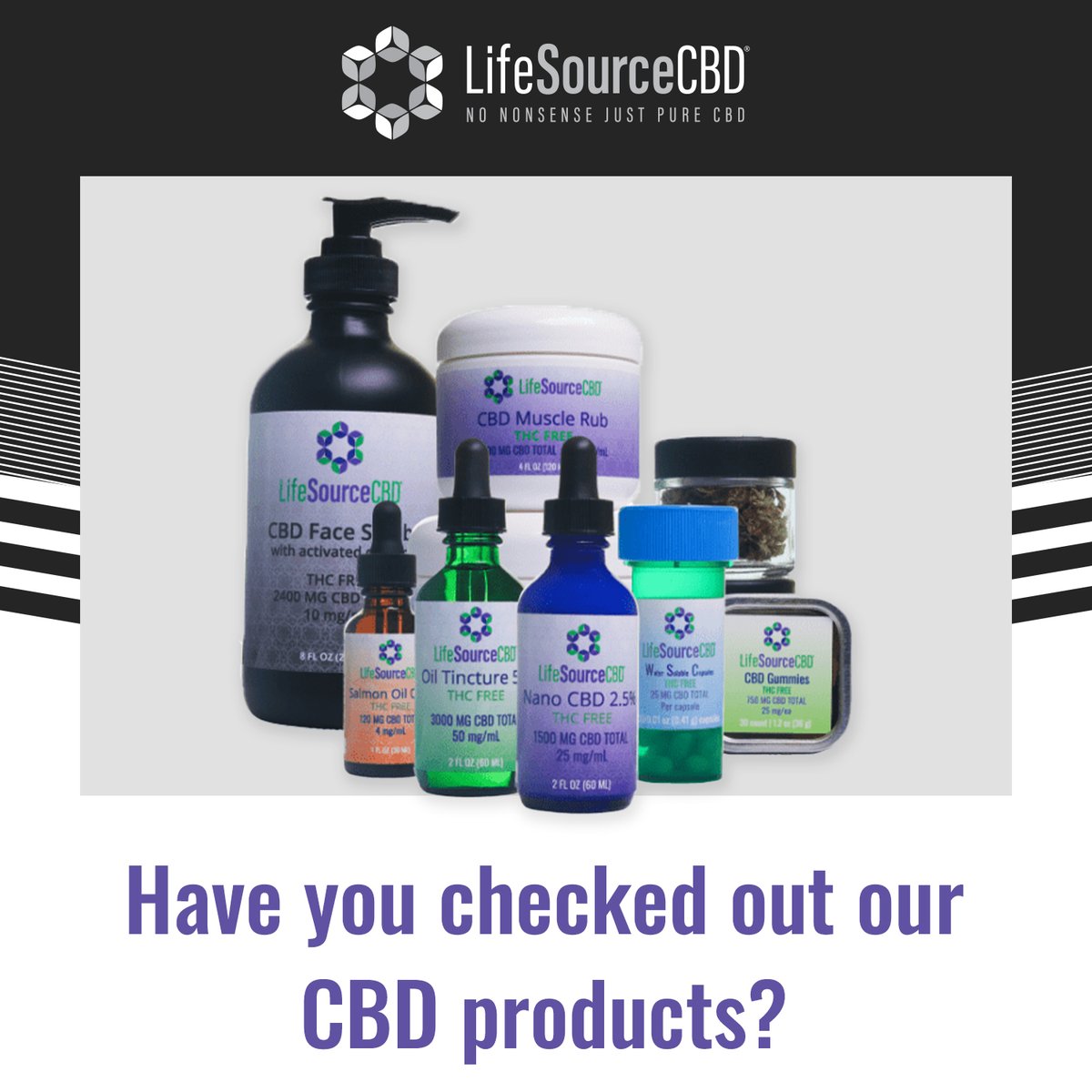 lifesourcecbd's tweet image. Looking for natural solutions to support your wellness routine? Look no further! 

Our premium CBD products are made with high-quality ingredients and are designed for you. 

Shop our products online: lifesourcecbd.net/shop/.

#cbd #thc #hemp #cannabiscommunity #cbdoil