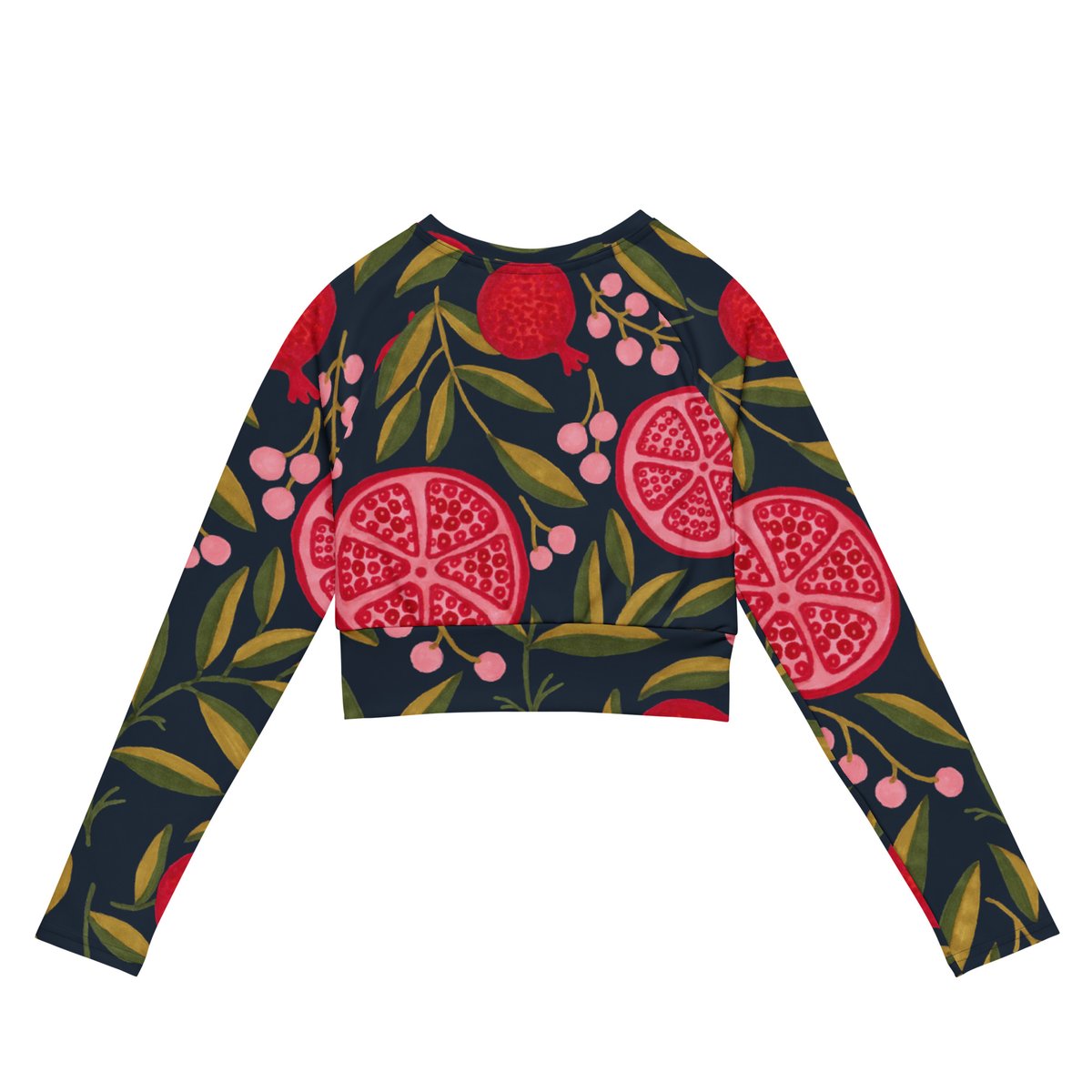 OpenArtMedia's tweet photo. This long-sleeve crop top is made of recycled polyester and elastane, making it an eco-friendly choice for swimming, sports, or athleisure outfits. The crop top has a tear-away care label and a wide, double-layered waistline band for a comfortable fit.

https://t.co/VRINjW0cdr https://t.co/avMhUhij3S