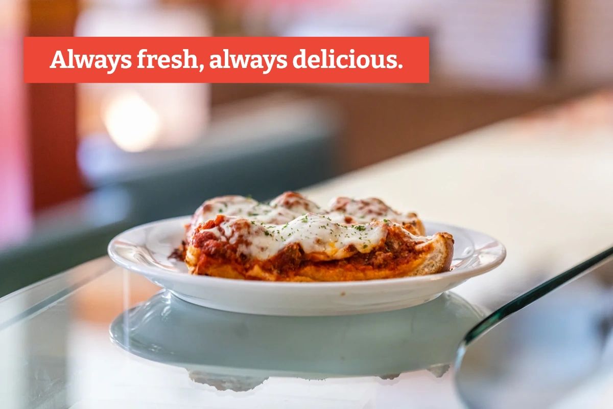 Handcrafted and made to order, our dishes are sure to hit the spot! Stop by and satisfy all of your Italian cravings today.