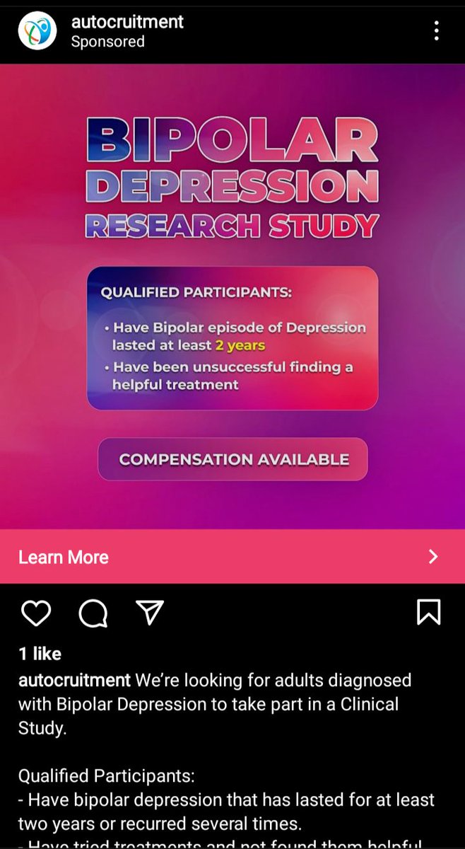 Alas, as a healthy adult male survivor of domestic abuse #wisecracks, life-threatening violence+domestic terror, I don't qualify for study with pay.
Science must understand what's wrong with women+queer mentally ill people so McGill+Ads can balm HIPAA compliantly #IgNobel #vss365