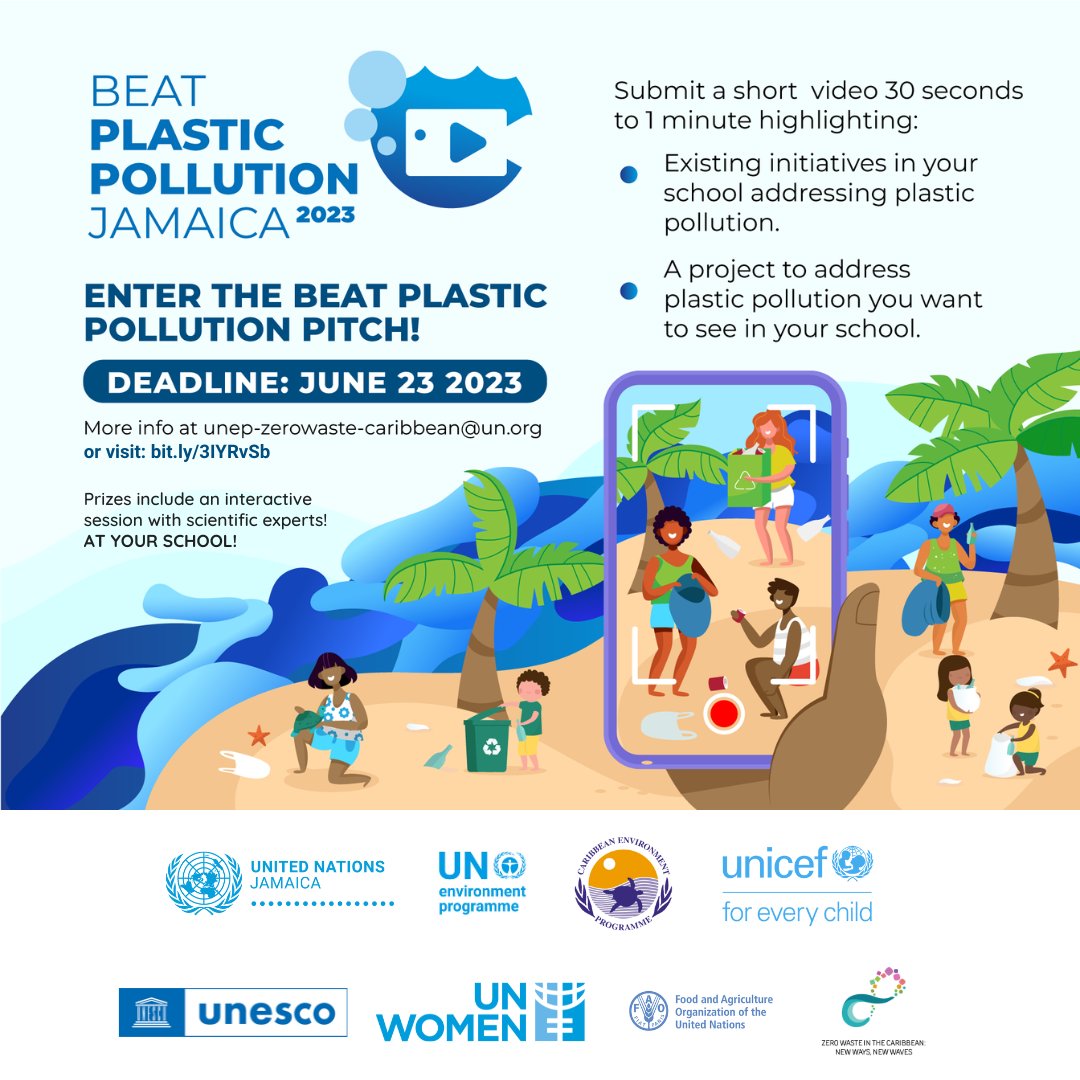 UNICEF Jamaica on Twitter "RT UNEP_LatAm Deadline June 23 📢🌎Join us