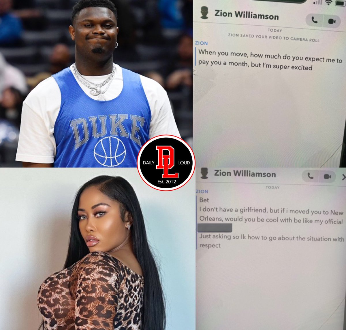 Adult film star Moriah Mills exposes Zion Williamson for having a baby with another woman instead of her 🤯👀