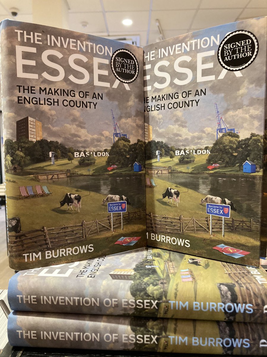 Thanks to everyone who turned up to The Invention of Essex event tonight, but most of all @timburrows for a very entertaining and interesting talk. Signed stock now available. #essex #books #BookTwitter #booktwt