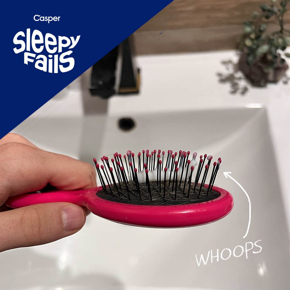 Casper's tweet photo. Guess itโs a toothbrush now ๐คท Share your #sleepyfails to win Casper products. Rules:
1. Post on IG, Twitter, or TikTok using #sleepyfails #sweepstakes and @casper
2. Check your DMs
No Purchase Necessary. Open to 50 US/DC, 18+ Ends 6/8/23. Rules: https://t.co/G9eD6t1LGo https://t.co/ZPM171kLde