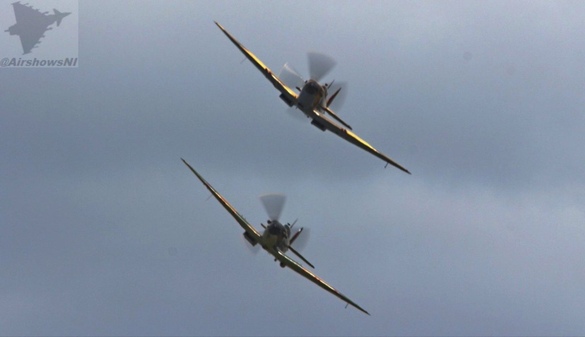 The <a href="/RAFBBMF/">RAF BBMF</a> will be displaying in Larne on the 17th June with a Spitfire &amp; Hurricane. There will also be a static display from the Ulster Aviation Society and an ACC Gazelle as well as a parachute display team airshowsni.wordpress.com/2023/06/07/bbm…