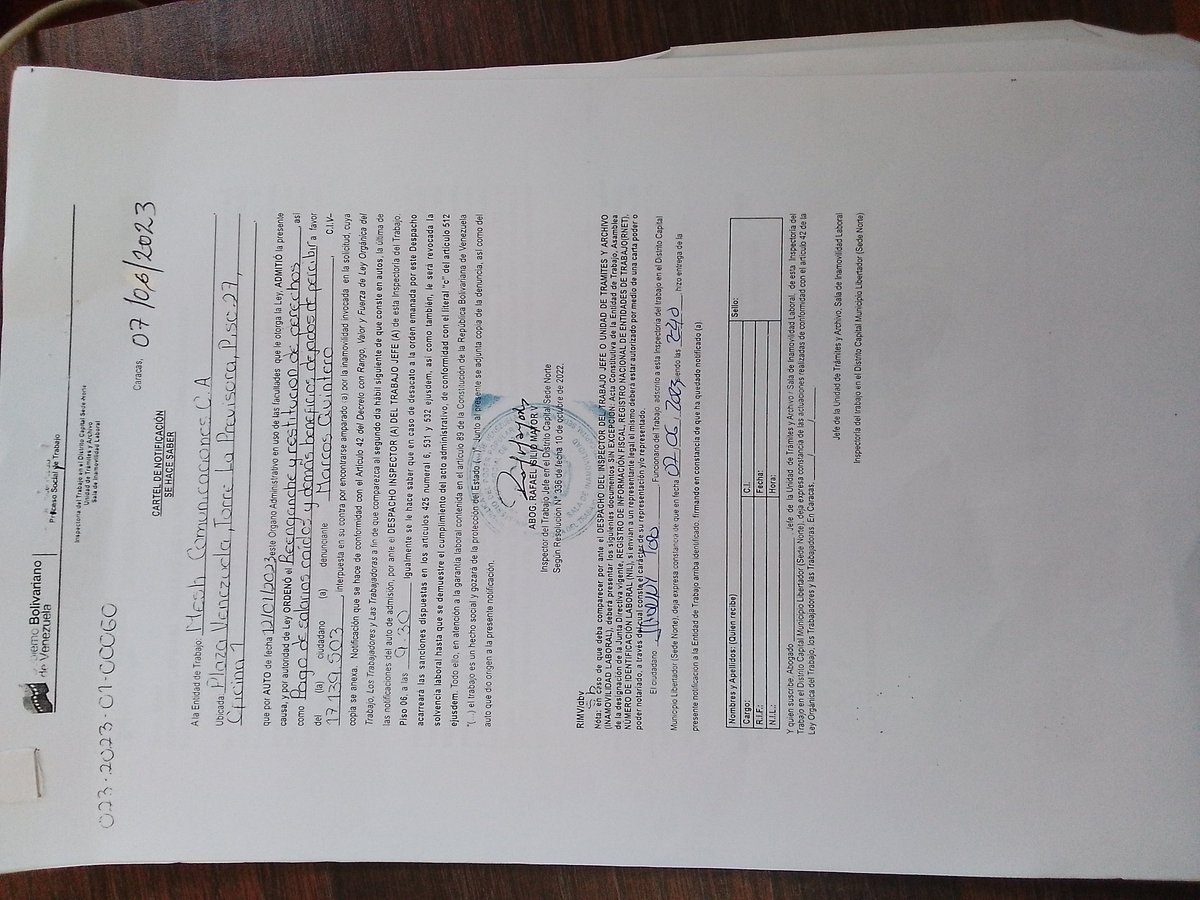 Se necesita: La magia de Twitter para que le haga llegar estas notificaciones al señor <a href="/rolencardona/">Rolen Cardona</a> de los trabajadores que fueron despedidos de <a href="/meshtel/">RADIOFIBRA5G</a> entre ellas:
<a href="/arigoyen/">michell</a> <a href="/adri_1402/">Adriana</a>