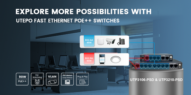 UTEPO1's tweet photo. Easily transition to the latest IEEE 802.3bt standard using our plug-and-play solutions
https://t.co/wWkIlCffkD
#UTEPO #90W #btPoE #802.3bt #PoEswitch #highpower #CCTV #Security #IoT https://t.co/4VUigXGBtP