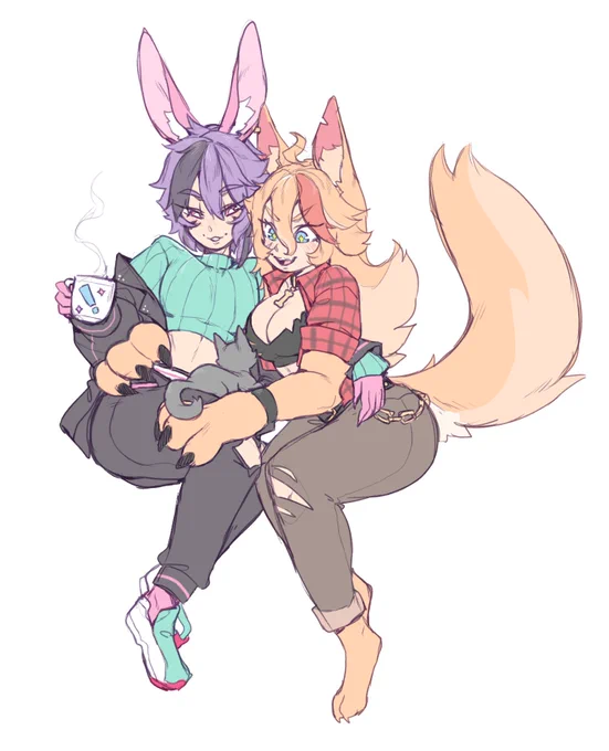 Some fanart of ,  and lil Zaza