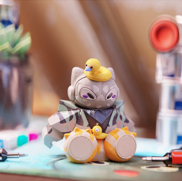 dachshundwizard's tweet photo. Finally got this triple Duck 💛 I think I will write up a thread tomorrow about this project and the team. Top-tier 3D NFT art.

The market doesn't even bat an eye at this because it doesn't have ordinals 🟧 in the name. Do you support small projects &amp; talented artists? https://t.co/efymPsILRm