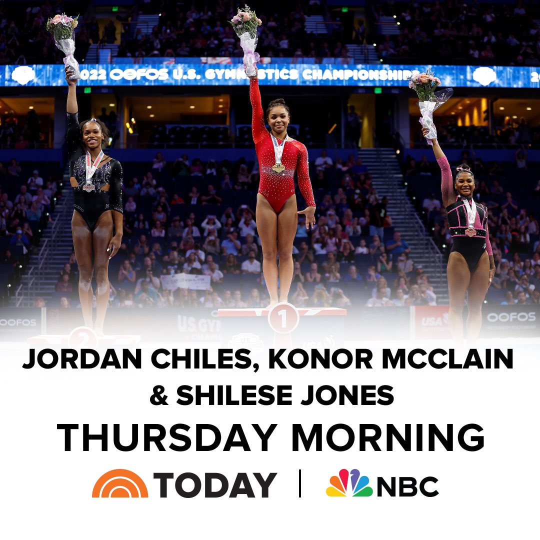 Konnor McClain: Trains at Pacific Reign in Woodinville, WA

Shilese Jones: Trains at Ascend in Auburn, WA

Jordan Chiles: Grew up in Vancouver, WA

These 2024 Olympic hopefuls will be @TheTodayShow tomorrow! 

*No relationship to UW but as always, we support local athletes!