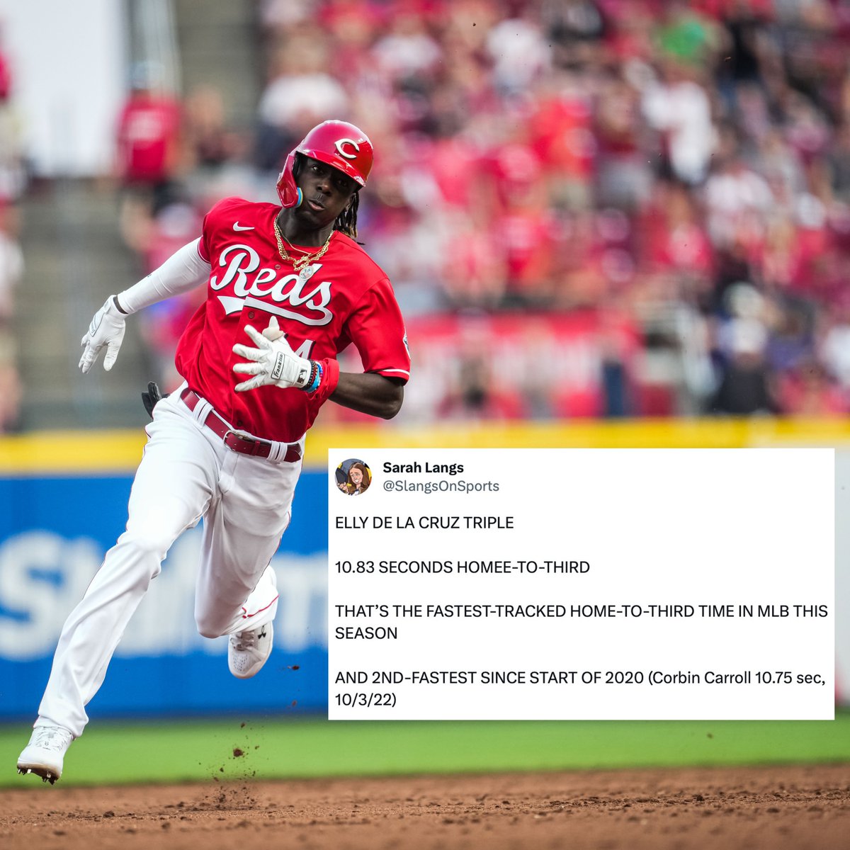 All gas, no brakes. 

(h/t <a href="/SlangsOnSports/">Sarah Langs</a>)