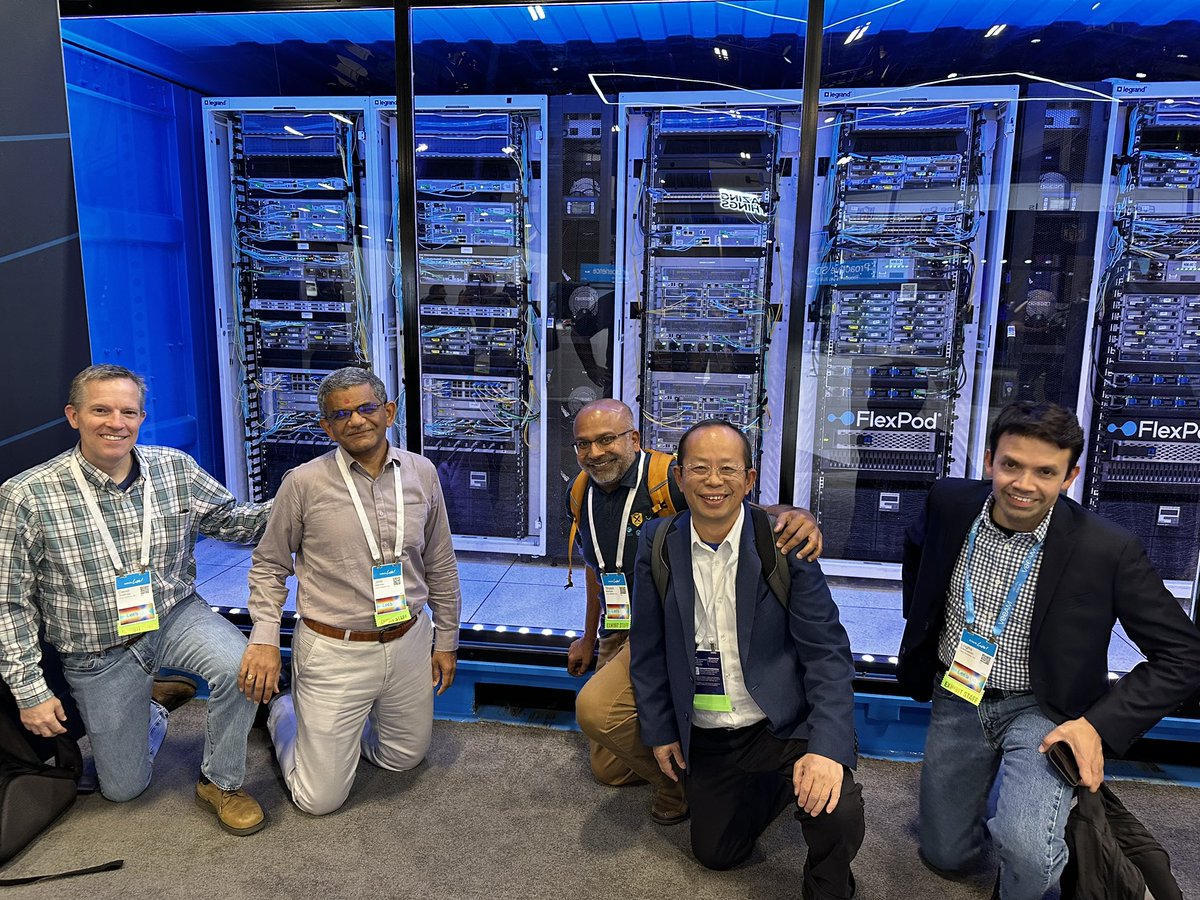 ManiyarShyam's tweet photo. It’s great to see wall of #Catalyst9000 at @CiscoLive and great interest and excitement customers are showering! @Cisco catalyst engineering leadership in front of the products our teams built! https://t.co/IqmFSRLtYo