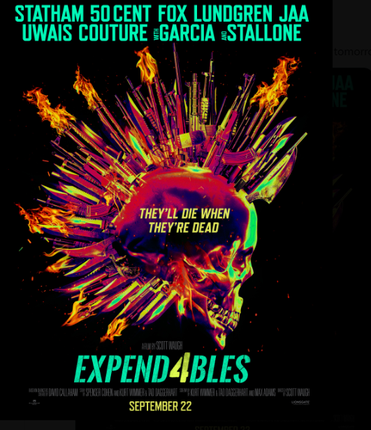 New poster for #Expendables4 

Theatres: September 22, 2023