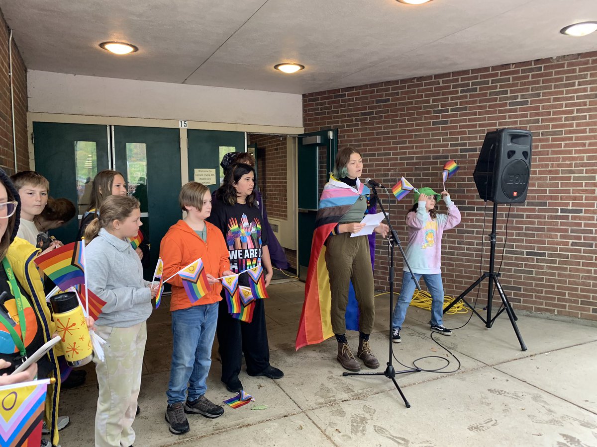 Special day today. So proud of our students leading this important work!