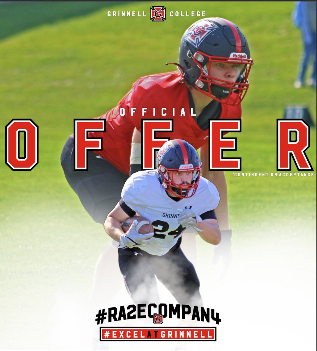 Jones24Ty's tweet photo. #AGTG Blessed to receive my first offer to play college football @Grinnell_FB 
@coach_ylagan @HFCBarnes @KangFootball @SBLiveWA @PrepRedzoneWA @BrandonHuffman https://t.co/p2I0d1RRkz