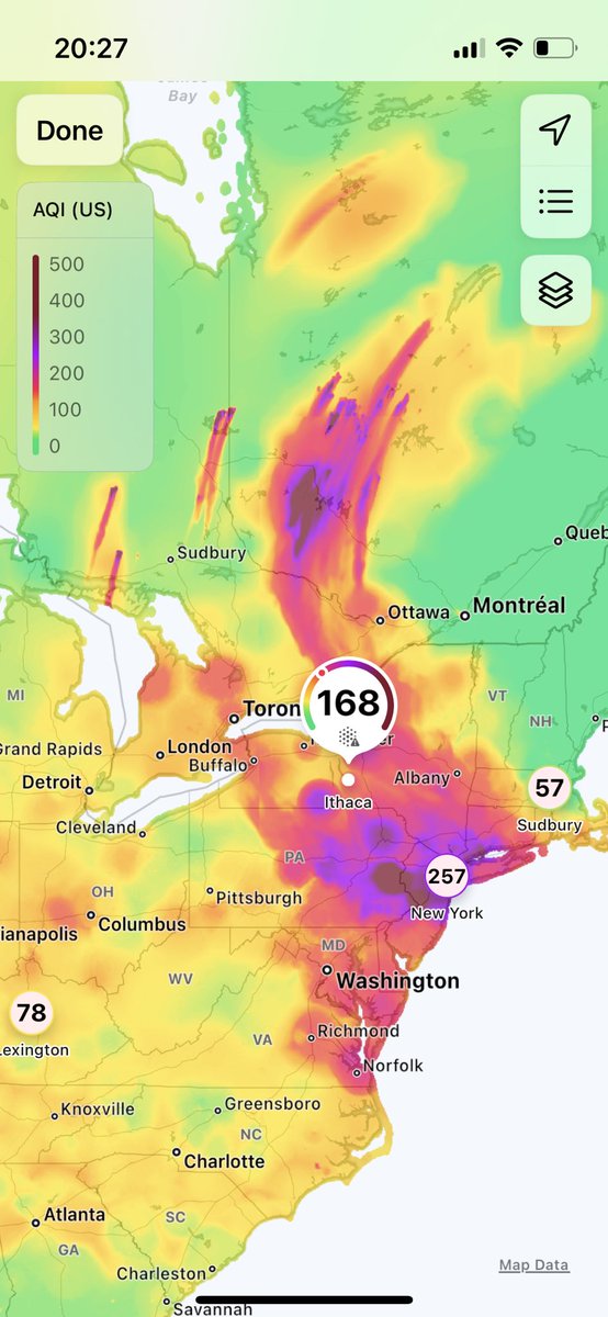 I think the air quality map is really just celebrating pride month 🌈