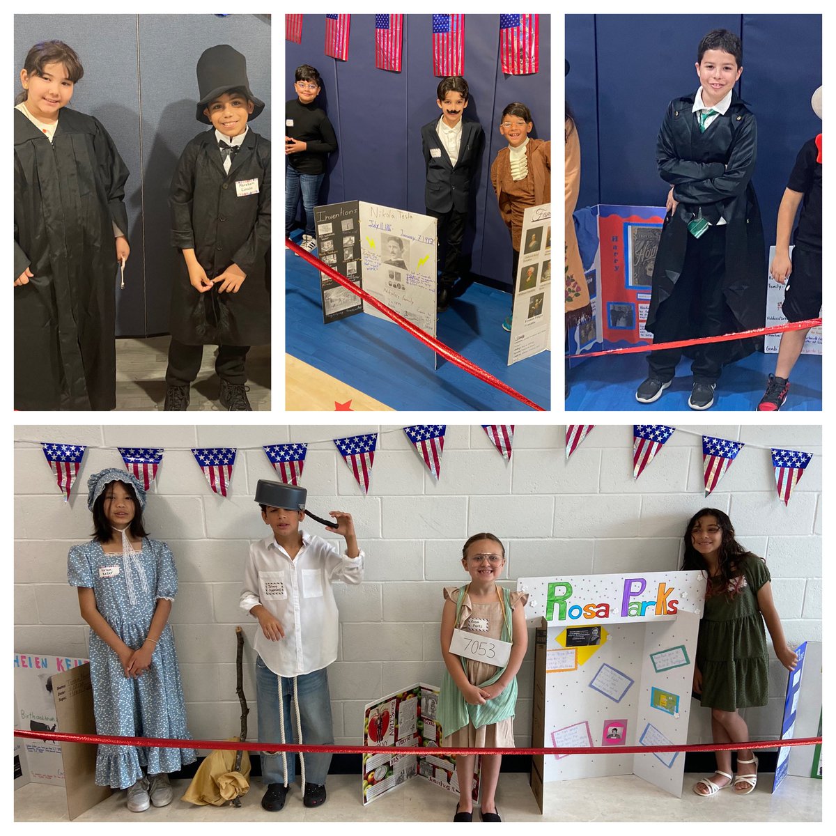 AAquino3rd's tweet photo. I am so proud of all of our “Famous Americans”! You worked so hard and did a wonderful job ❤️🇺🇸💙 https://t.co/lMctfxrxM3