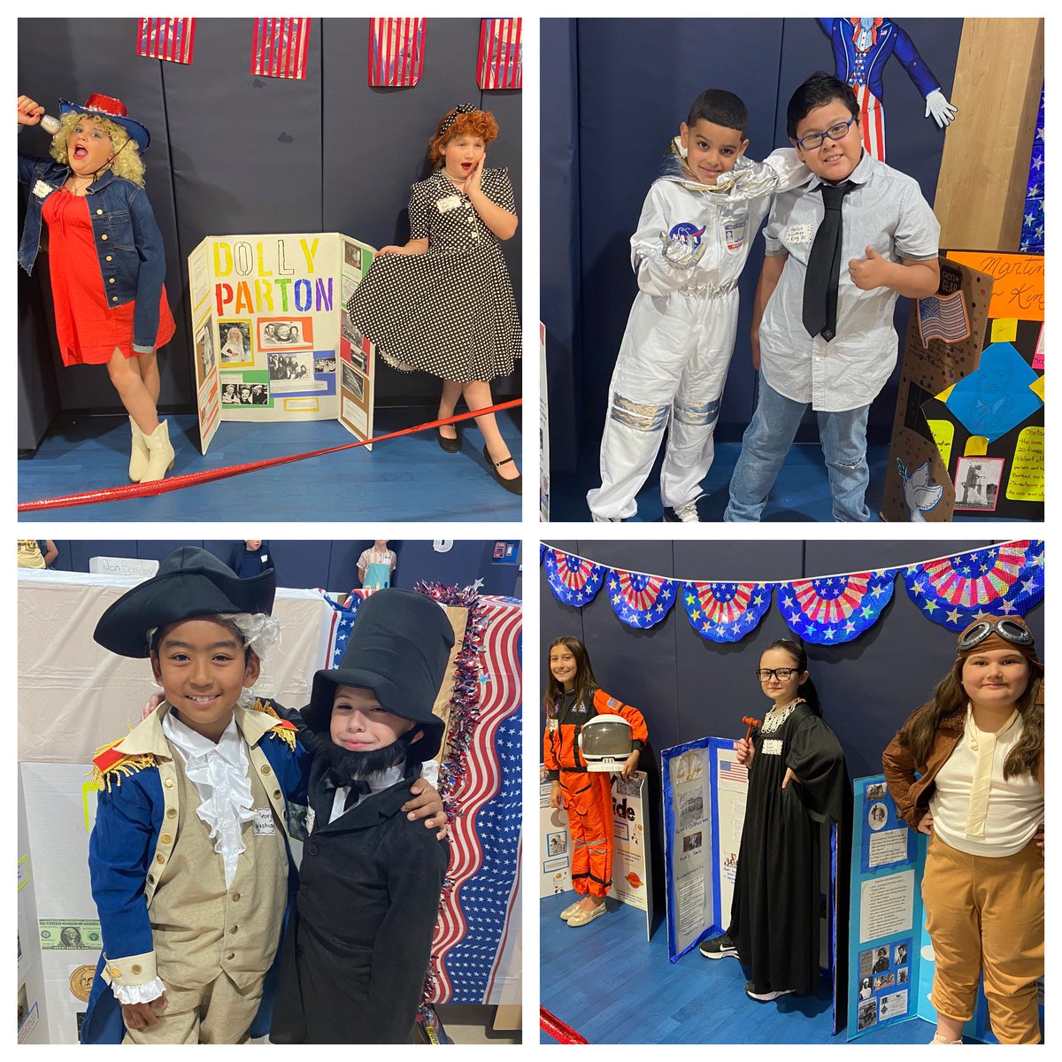 AAquino3rd's tweet photo. I am so proud of all of our “Famous Americans”! You worked so hard and did a wonderful job ❤️🇺🇸💙 https://t.co/lMctfxrxM3