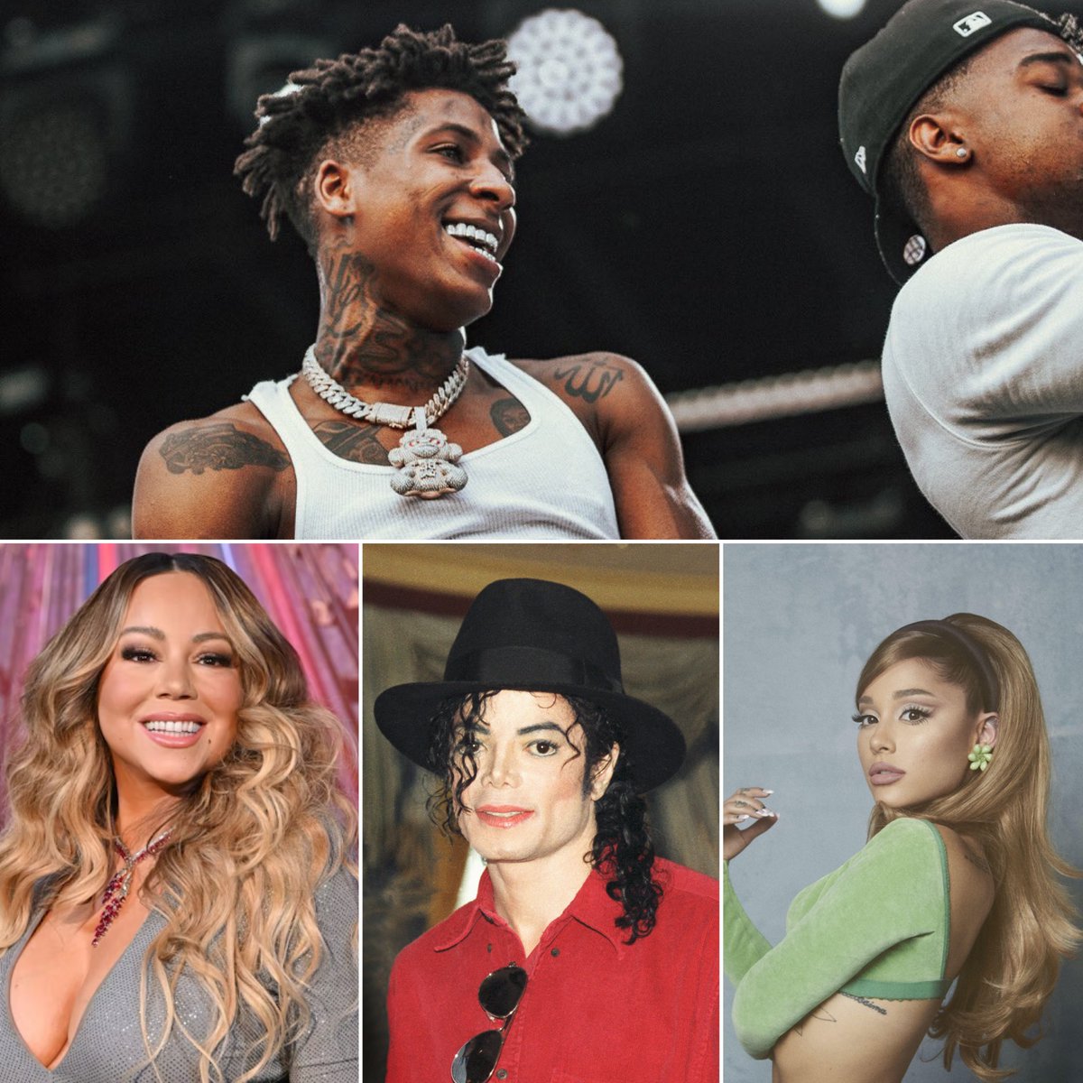 #NBAYoungboy has more platinum songs than <a href="/michaeljackson/">Michael Jackson</a> , <a href="/MariahCarey/">Mariah Carey</a> &amp; <a href="/ArianaToday/">Ariana Grande Today ☼</a>!