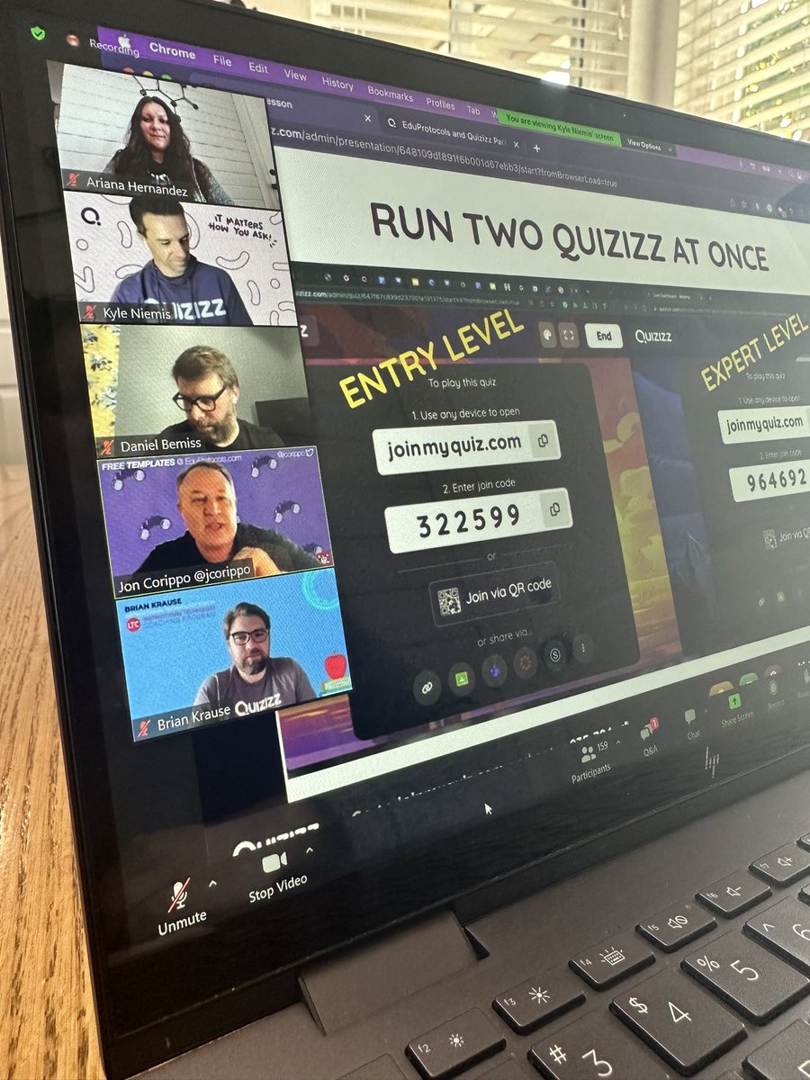 Another successful #Eduprotocols + #Quizizz event! Thanks to all those would came to hang out with us, I hope you had as much fun as we did! 🤩
#allthatgreen #teachertwitter #FAC 

<a href="/eduprotocols/">@EduProtocols</a> <a href="/quizizz/">Quizizz (now Wayground)</a> @jcorippo <a href="/KyleNiemis/">Kyle Niemis</a> <a href="/DanielBemissEDU/">Daniel Bemiss</a> <a href="/bmkeducation/">Brian Krause</a>