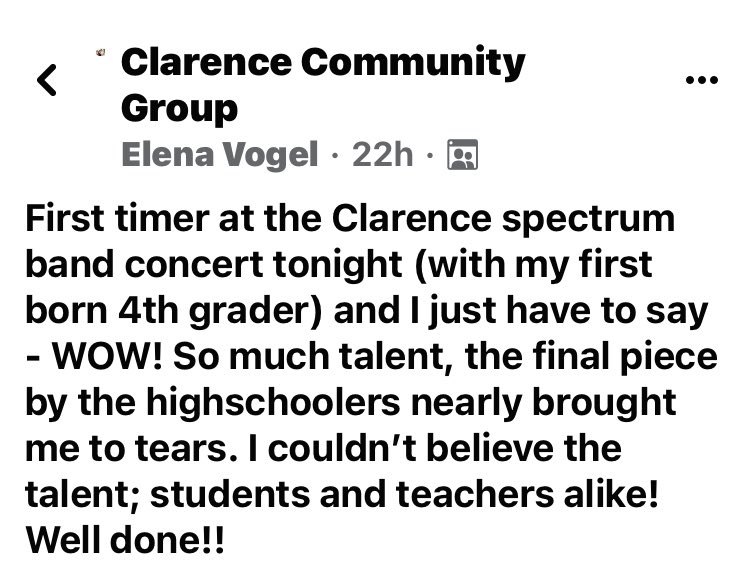 As we wrap up @AnthonyMagera72’s time with @ClarenceMusicD1  we love seeing the excitement of the younger musicians! Stick with it kids, the music teachers are amazing! They will inspire and motivate you to be the best you can be in music and beyond! @ClarenceCsd #ClarenceProud