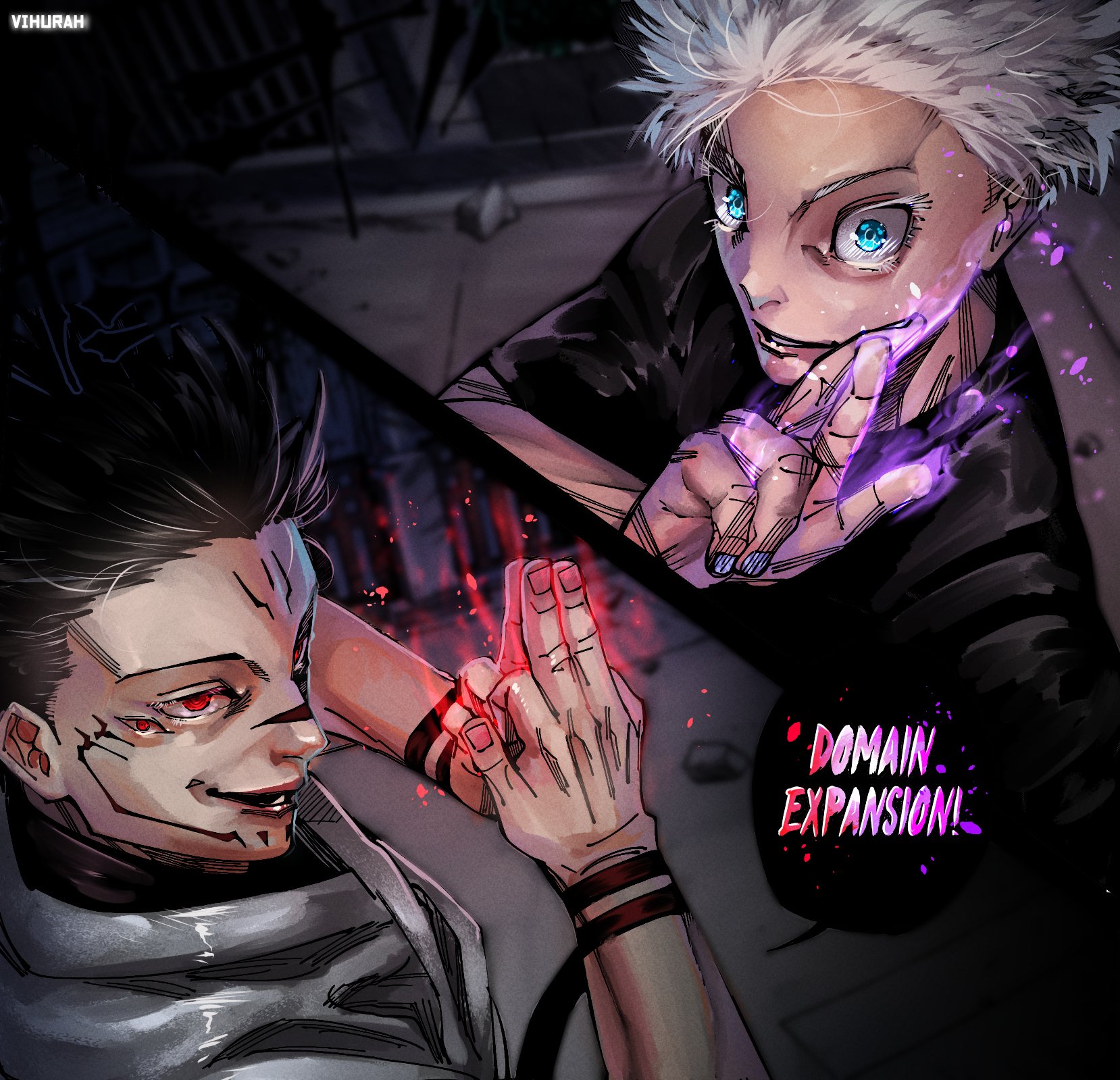 Vihu (commissions open) on X: "Domain Expansion (JJK 225) next coloring is  the spread ):D #JJK225 #JJKSpoilers https://t.co/SKUJ89CDeW" / X