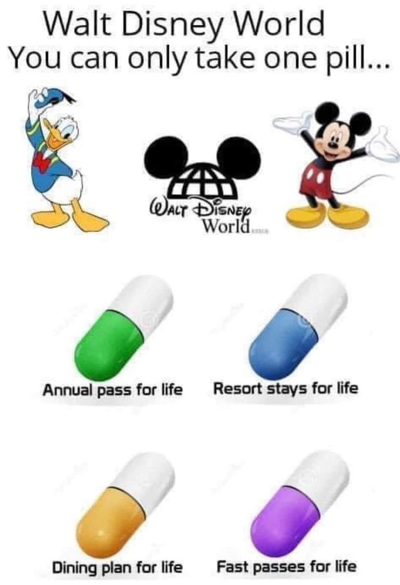 Me living in NC, I’d absolutely get to FL if I had access to the parks all the time. Which pill are you taking? #disneymagic #annualpass #mickeymouse