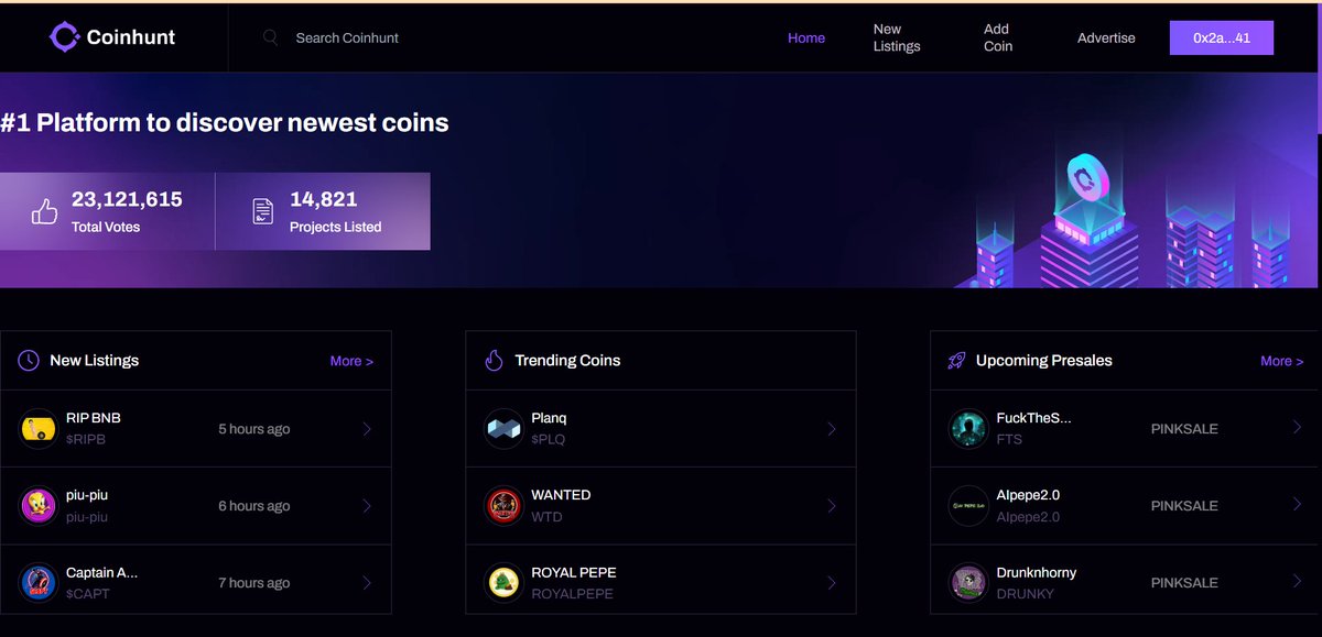 olaaaaaaaaa sabia que estamos listado na coinhunt.cc😍😍😍😍😍😍🚀🚀🚀🚀🚀🚀🚀🚀🚀🚀🚀🚀🚀🚀🚀