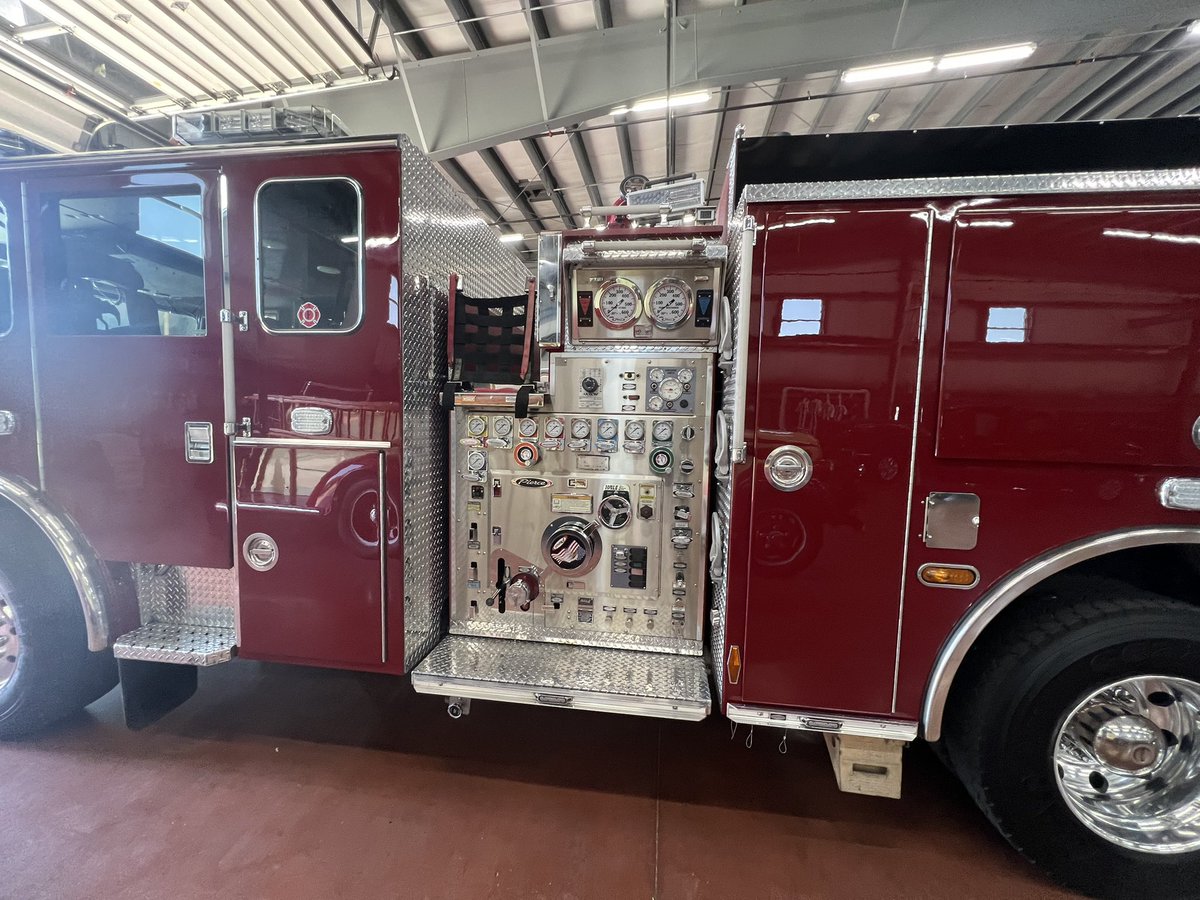 EastAvonFD's tweet photo. The Arlington Truck a day after its arrival https://t.co/RJyiQIDJGh