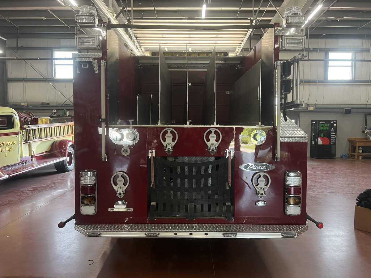 EastAvonFD's tweet photo. The Arlington Truck a day after its arrival https://t.co/RJyiQIDJGh