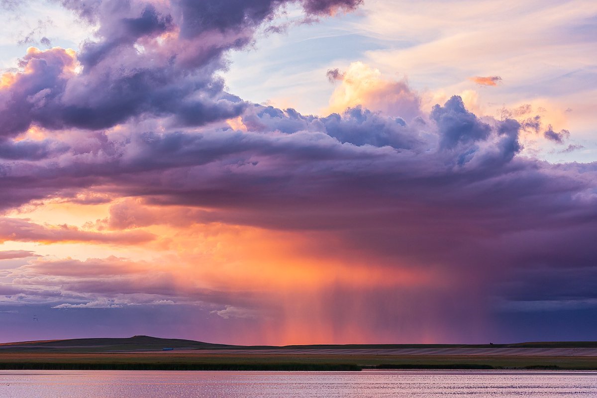 Summer Storm, Montana  ….  …. #exploremontana #montanamoment #montanagram #lastbestplace #bigskycountry #prairiestorm #montanalandscape