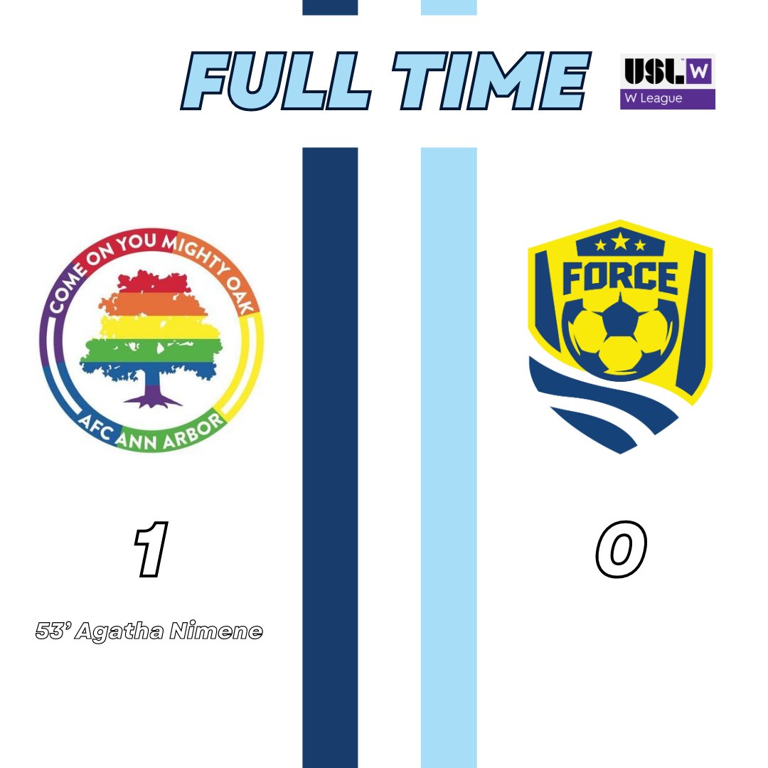 AFCAnnArbor's tweet photo. 🌳 𝐅𝐔𝐋𝐋 𝐓𝐈𝐌𝐄 🌳

That's it! A banger from Agatha Nimene, and a crucial, CRUCIAL save from Rebecca Przybylo bring us massive three points and first clean sheet of the season!

We eye to keep this momentum going 🔜

#COYMO | #ANNvCLE https://t.co/DjC1QkuGyF