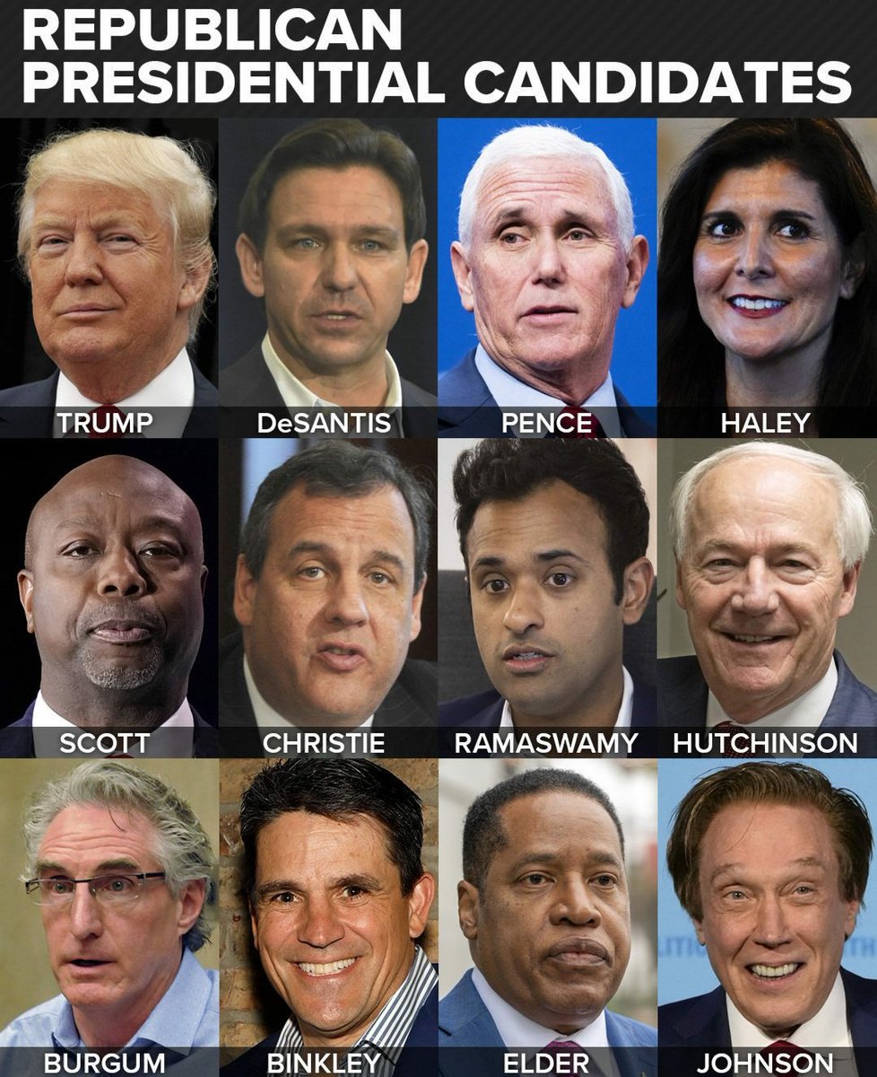 Who's your pick? Mine is Trump.