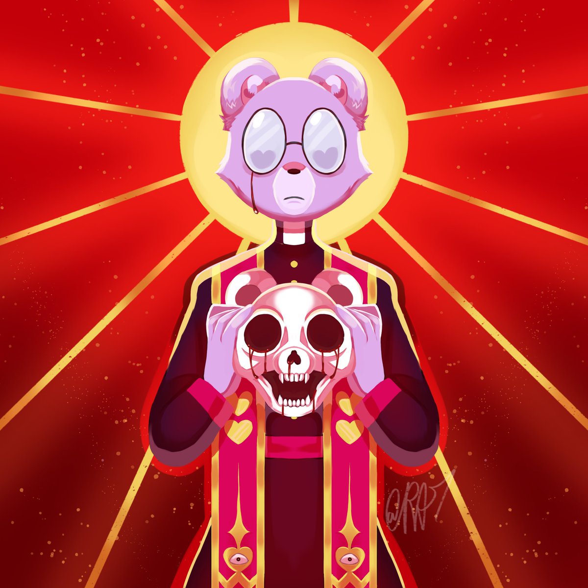 RatInTheMilk's tweet photo. I FINALLY RENDERED A DRAWING‼️‼️ I love Padre tehehe
•
•
•
#UnicornWarspadre #UnicornWars #unicornwars #UnicornWarsart #UnicornWarsfanart https://t.co/DuOoT0vY7O