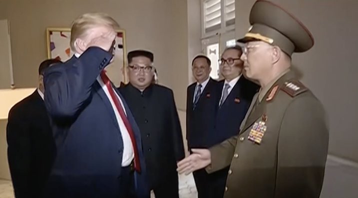 @JackPosobiec Like Trumpty saluting the 🇰🇵 general