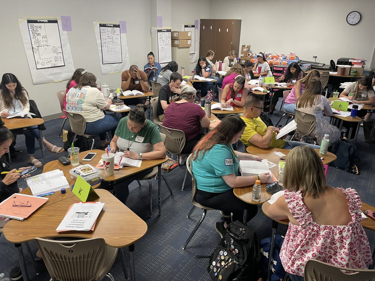 Thinking. Thinking. And more thinking happened today at our Building Thinking Classrooms book study kickoff! Such a great day of learning! Excited to see how these Ts increase student thinking in their classrooms. #KISDSecMath #katymodelsmath #SecCI @MMStutts11