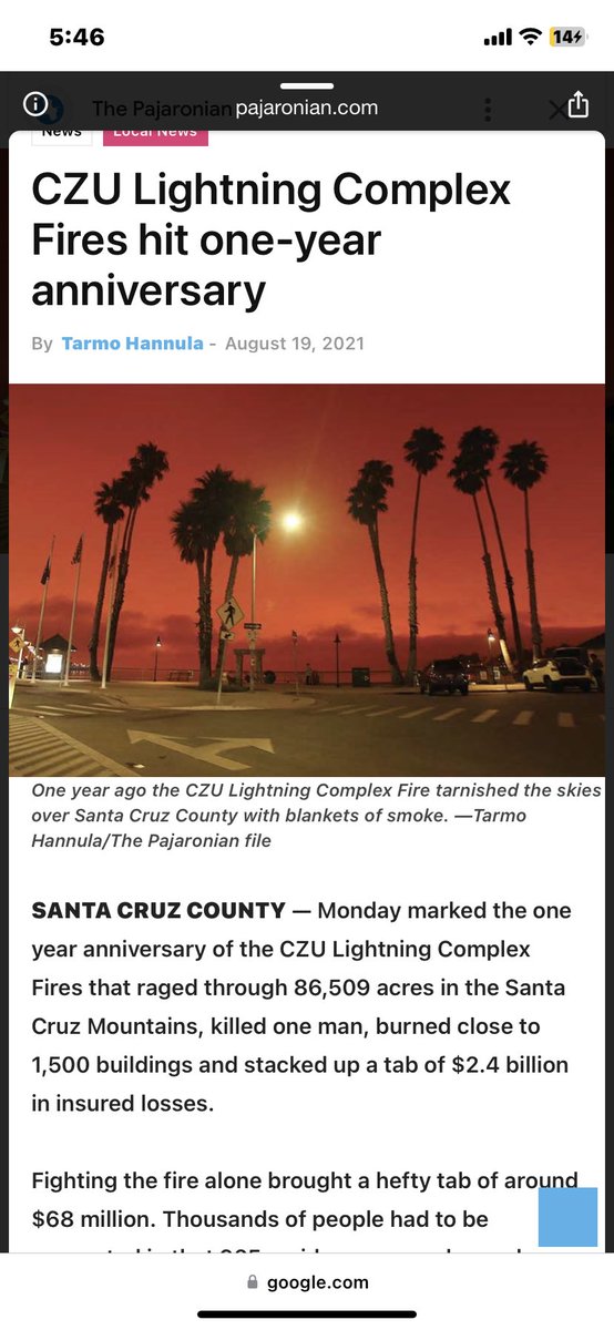 MatieNicholls's tweet photo. Hi New York I know what you are going through.   I also know what Canada is going through.  It’s so hard to breathe. Even inside.  This was the #czu fire in Santa Cruz mountains on 8/20/20 #NewYork https://t.co/JFNhJrwdiY