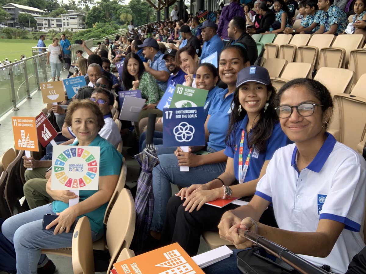 halinhtra's tweet photo. We are UNDP, we love the Ocean. Great to be w @UNDP_Pacific colleagues in the march in Suva this morning #climategovernance #Sustainability #WorldOceanDay2023 https://t.co/T7wsovt1Qq
