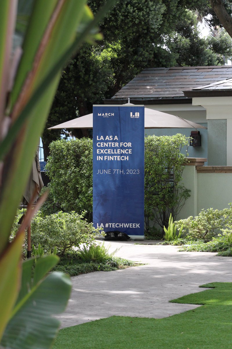 Our #LA <a href="/techweek/">TechWeek</a> event is underway! We have over 100 guests joining us for insightful discussions on "LA as a Center for Excellence in #FinTech" and fantastic #networking!

#LATechWeek  #techweek #losangeles #technology #innovation #entrepreneurship #investing #venturecapital