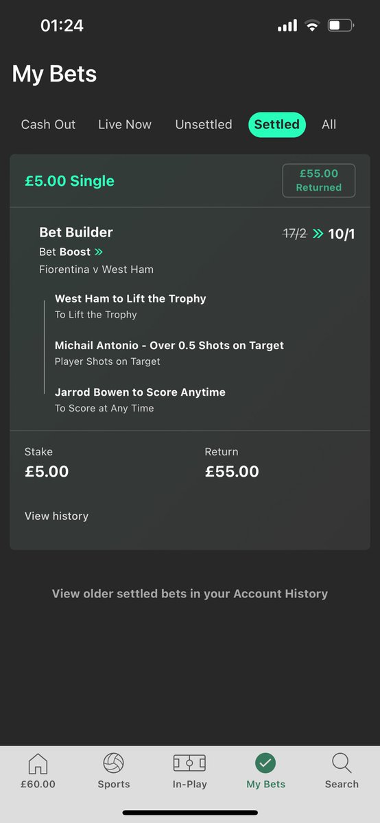 Cheers #WestHam