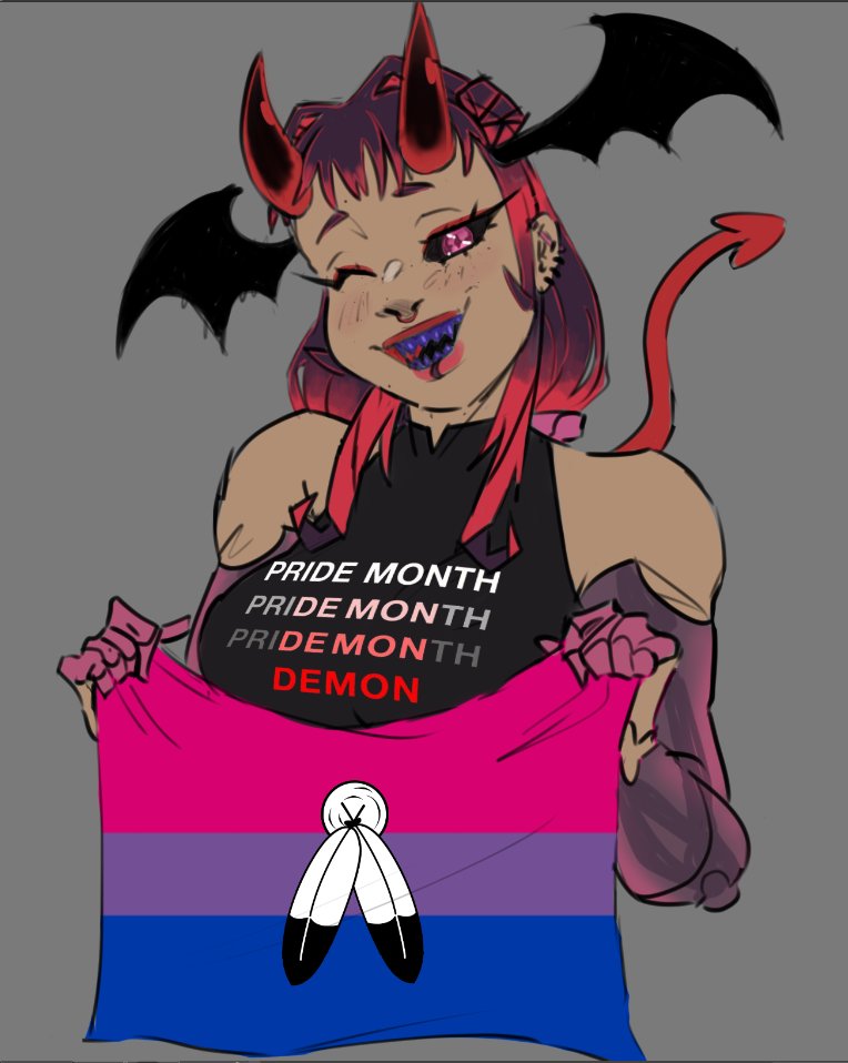 happy pride month! i'm 2spirit and bi and also evil