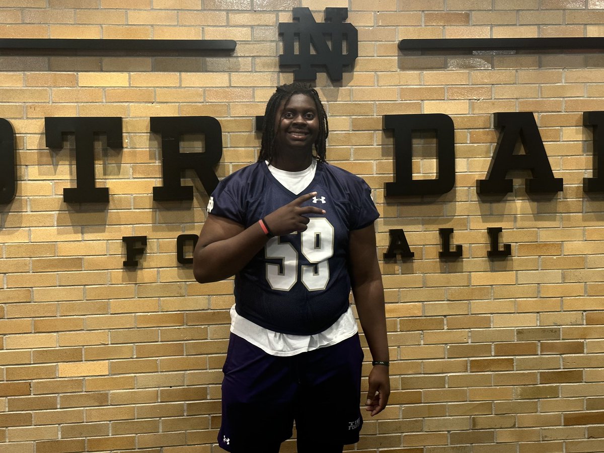 harden_parker's tweet photo. Nothing but work @NDFootball @NDrecruiting01 @pick_central @CoachJoeRudolph @Marcus_Freeman1 @CoachWash56 @TheCoachHolman https://t.co/Ix2JmzWgpt