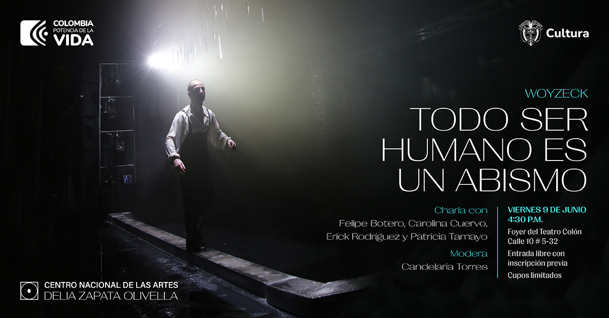 eneldelia's tweet photo. 💦 ¡Este viernes vamos a charlar con los actores de #Woyzeck! 💦

Inscríbete al conversatorio con Carolina Cuervo, Felipe Botero, Patricia Tamayo y Erik Joel en el Foyer de la #SalaTeatroColón del Centro Nacional de las Artes. https://t.co/fCeXTUH8pP