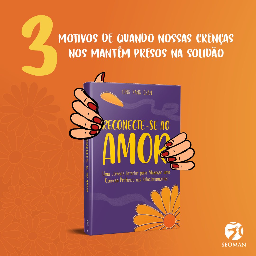EditoraSeoman's tweet photo. Descubra 3 motivos que nos mantêm presos na solidão e aprenda a se libertar. Em Reconecte-se ao Amor, acompanhe a jornada de Kang Chan e Yong em busca do verdadeiro amor e autodescoberta. Prepare-se para se emocionar, se apaixonar e refletir sobre nossas crenças. #editoraseoman https://t.co/ECYp7JCIpI