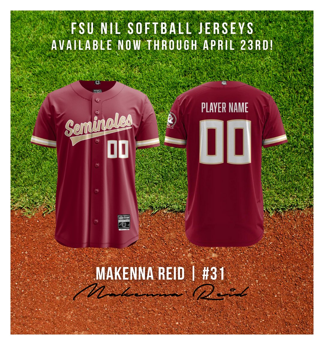 🚨JUST ADDED🚨 Shop Josie Muffley and Makenna Reid’s FSU Softball NIL Jerseys! Every purchase puts industry-leading payments directly into their pockets! nil.shop/products/limit…
