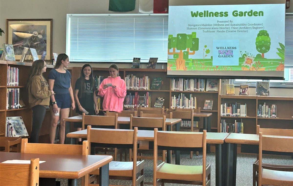 WildcatFndt's tweet photo. Wellness, sustainability and poised presentations for @MMS_principals Encore Collaborative Cornerstone Project Presentations Wednesday. #MASDproud https://t.co/vDuqlruH74