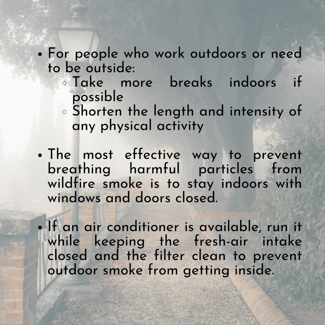 ImmediateCareNJ's tweet photo. As the wildfire in Canada continues to impact our surroundings, it's crucial to prioritize the health and safety of ourselves and our loved ones. The New Jersey Department of Health recommends taking these specific precautions. Stay safe and stay inside!!! https://t.co/XHy3Zt5M8Z