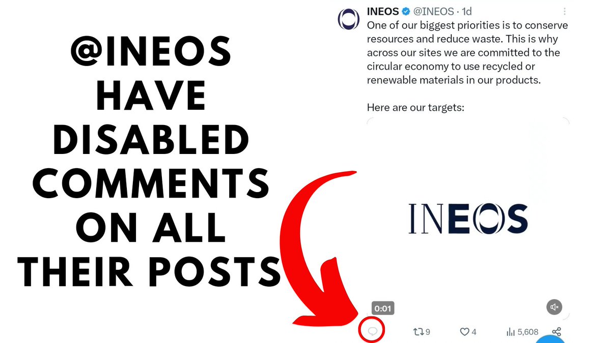 【🚨BREAKING 🚨】
#Ineos have disable comments on all of their posts & are blocking accounts tagging them after the recent news of the latest bid from Sheik Jassim for #MUFC. 

#GlazersOut #GlazersOutNOW #GlazersFullSaleOnly #IneosOut #MUFC_FAMILY #GlazersAreVermin #MANU #GGMU