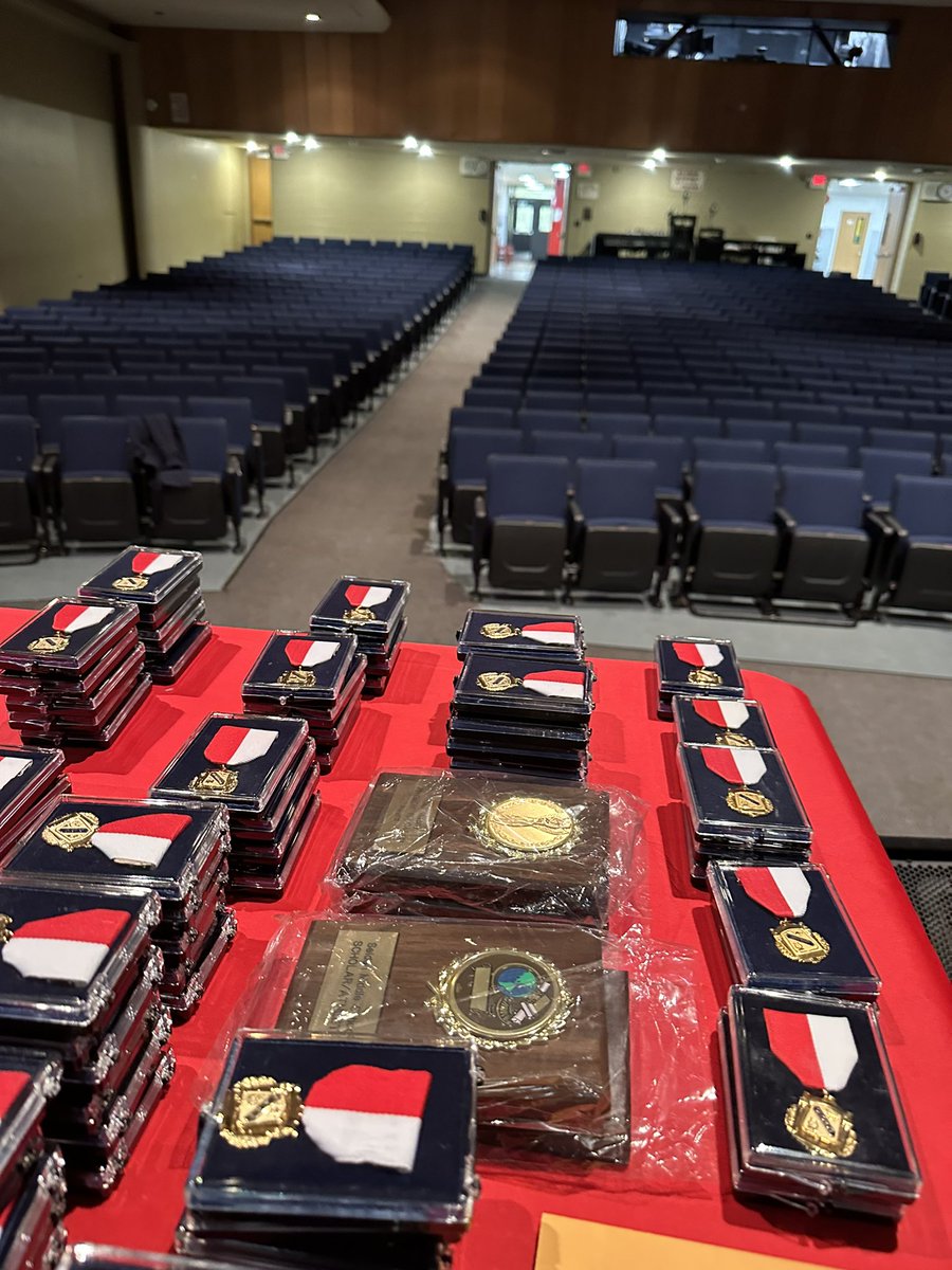 Getting ready to honor our students at SMS Awards Night! #achievingexcellencetogether